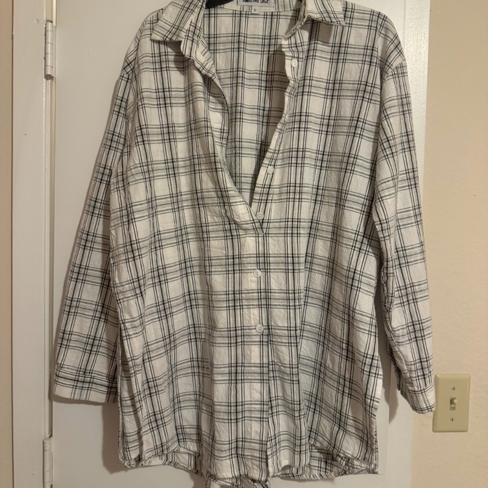 Flannel Romper dress
